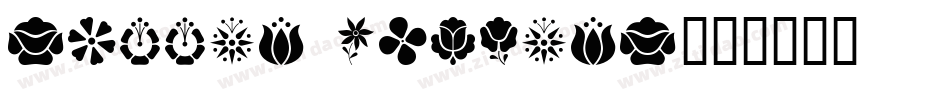 Summer Flowers字体转换